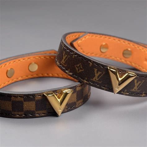 lv leather bracelets women's